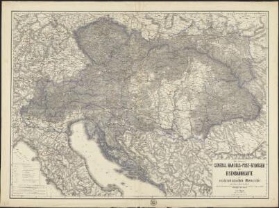 F.W. Klenner's General Handels- Post-Strassen und Eisenbahnkarte der oesterreichischen Monarchie