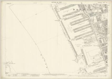 Lancashire CVI.1 (includes: Bootle Cum Linacre; Liverpool; Wallasey) - 25 Inch Map