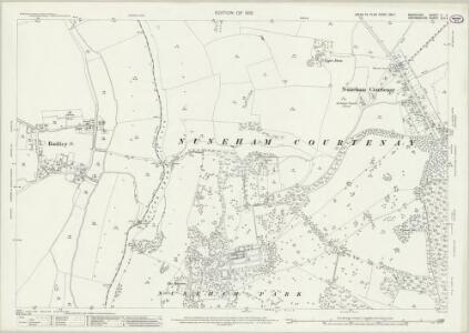 Berkshire X.4 (includes: Marsh Baldon; Nuneham Courtenay; Radley; Toot Baldon) - 25 Inch Map