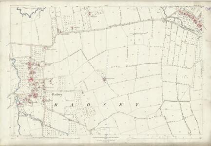 Worcestershire L.1 (includes: Aldington; Badsey; Bretforton; Evesham; Wickhamford) - 25 Inch Map