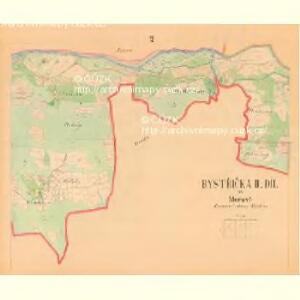 Bystržitžka - m0318-1-002 - Kaiserpflichtexemplar der Landkarten des stabilen Katasters