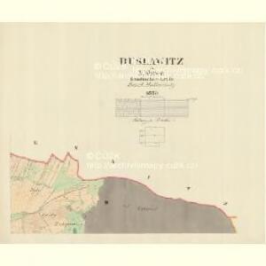 Buslawitz - m0141-1-002 - Kaiserpflichtexemplar der Landkarten des stabilen Katasters