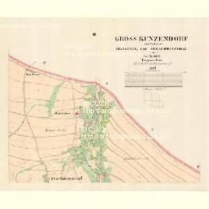 Gross Kunzendorf - m3324-1-003 - Kaiserpflichtexemplar der Landkarten des stabilen Katasters