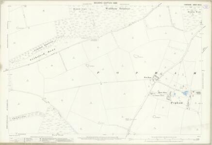 Hampshire and Isle of Wight XXV.12 (includes: Micheldever; North Waltham; Popham; Steventon) - 25 Inch Map