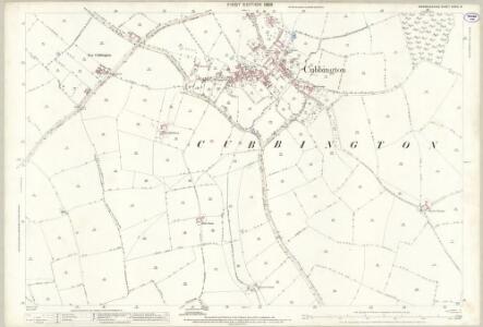 Warwickshire XXXIII.8 (includes: Blackdown; Cubbington; Leamington; Weston Under Wetherley) - 25 Inch Map