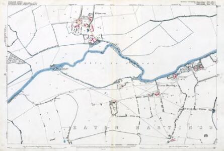 Oxfordshire XLIII.4 (includes: Eaton Hastings; Grafton And Radcot; Kelmscot; Lechlade) - 25 Inch Map