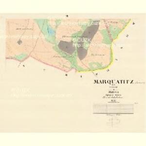 Marquatitz - m1721-1-004 - Kaiserpflichtexemplar der Landkarten des stabilen Katasters