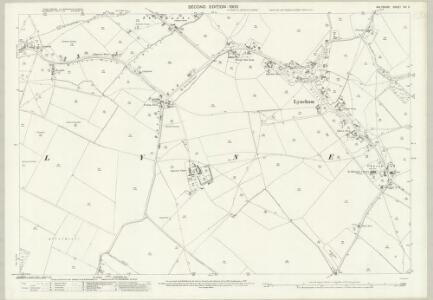 Wiltshire XXI.2 (includes: Dauntsey; Hilmarton; Lyneham) - 25 Inch Map