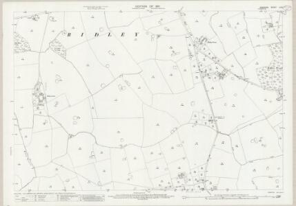 Cheshire LV.9 (includes: Bulkeley; Cholmondeley; Ridley; Spurstow) - 25 Inch Map
