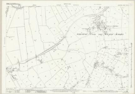 Shropshire XXXVI.2 (includes: Eyton On The Weald Moors; Hadley; Kynnersley; Preston Upon The Weald Moors) - 25 Inch Map