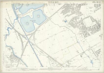 London (Edition of 1894-96) XXII (includes: Leyton; Walthamstow) - 25 Inch Map