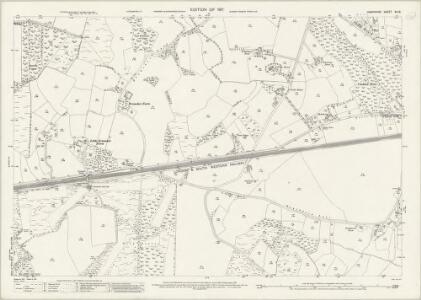 Hampshire and Isle of Wight XII.16 (includes: Farnborough; Fleet; Hawley) - 25 Inch Map