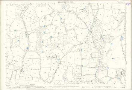 Kent L.1 (includes: Chevening; Chiddingstone; Leigh; Sevenoaks Weald) - 25 Inch Map
