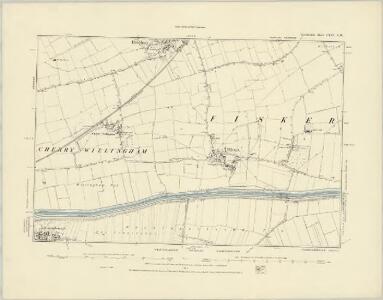 Lincolnshire LXXI.SE - OS Six-Inch Map