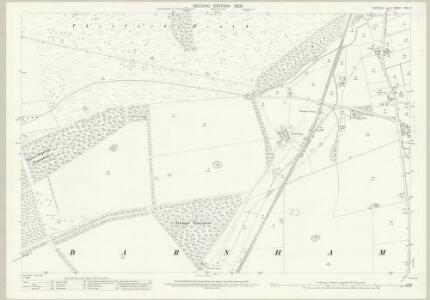 Suffolk XXII.3 (includes: Barnham) - 25 Inch Map