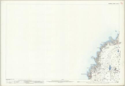 Cornwall LXVII.9 (includes: St Just in Penwith) - 25 Inch Map