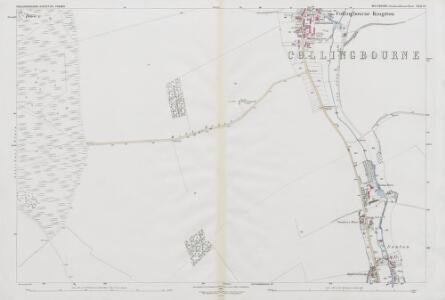 Wiltshire XLII.15 (includes: Collingbourne Ducis; Collingbourne Kingston) - 25 Inch Map