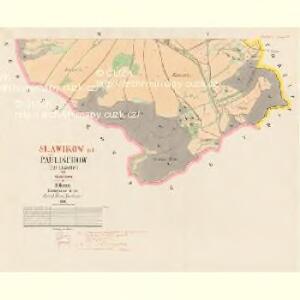 Paulischow (Paulissow) - c5661-1-003 - Kaiserpflichtexemplar der Landkarten des stabilen Katasters