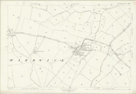 Northamptonshire XXXIX.1 (includes: Great Harrowden; Hardwick; Little Harrowden; Wellingborough) - 25 Inch Map
