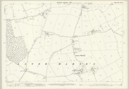 Essex (1st Ed/Rev 1862-96) XXXVI.9 (includes: Birch; Layer Marney) - 25 Inch Map
