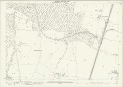 Hertfordshire XXVIII.11 (includes: Ayot St Peter; Bishops Hatfield; Welwyn Garden City) - 25 Inch Map