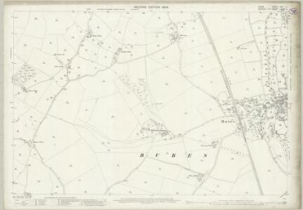 Suffolk LXXXV.4 (includes: Alphamstone; Bures St Mary; Bures; Lamarsh) - 25 Inch Map