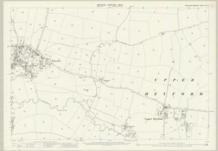 Northamptonshire XLIV.9 (includes: Flore; Nether Heyford; Upper Heyford) - 25 Inch Map