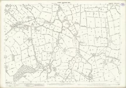Lancashire LXXXV.1 (includes: Heskin; Mawdesley; Wrightington) - 25 Inch Map