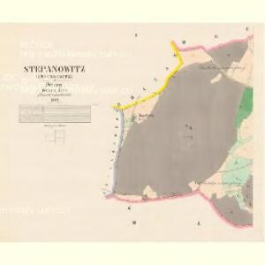 Stepanowitz - c7777-1-001 - Kaiserpflichtexemplar der Landkarten des stabilen Katasters