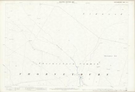 Northumberland (Old Series) LIX.11 (includes: Tarset West; Thorneyburn) - 25 Inch Map