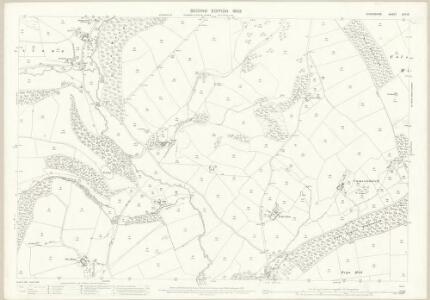 Shropshire LXII.10 (includes: Clun; Colebatch; Mainstone) - 25 Inch Map