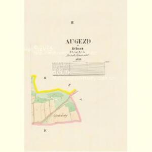 Augezd - c2323-1-002 - Kaiserpflichtexemplar der Landkarten des stabilen Katasters