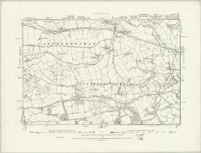 Carmarthenshire XXXVI.SW - OS Six-Inch Map