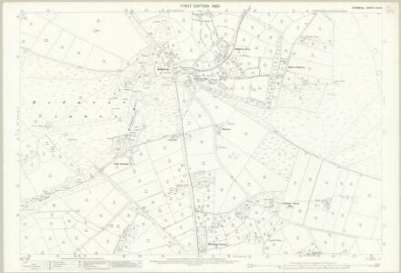 Cornwall XXIX.6 (includes: Callington; South Hill; Stoke Climsland) - 25 Inch Map