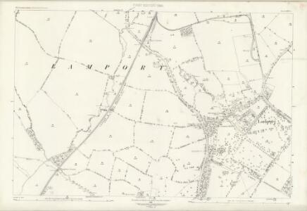 Northamptonshire XXXI.5 (includes: Lamport; Maidwell; Scaldwell) - 25 Inch Map