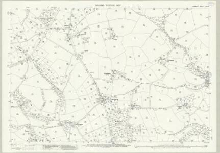 Cornwall LXIV.8 (includes: Feock; Kea) - 25 Inch Map
