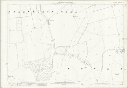 Wiltshire LXX.13 (includes: Alvediston; Bower Chalke; Ebbesbourne Wake) - 25 Inch Map