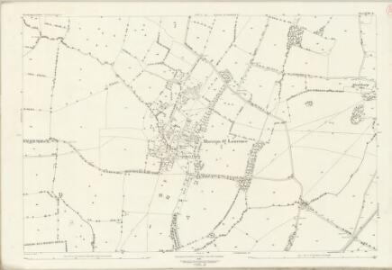 Northamptonshire LVIII.8 (includes: Farthinghoe; Greatworth; Marston St Lawrence; Thenford) - 25 Inch Map