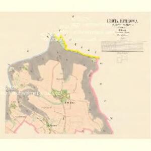 Lhota Ritiřowa (Lhotarytjřowa) - c6672-1-002 - Kaiserpflichtexemplar der Landkarten des stabilen Katasters