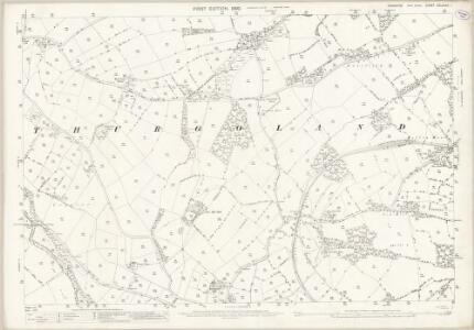 Yorkshire CCLXXXII.1 (includes: Hunshelf; Oxspring; Stainbrough; Thurgoland) - 25 Inch Map