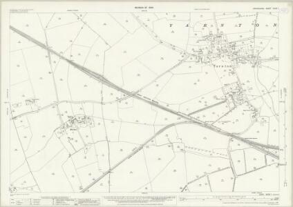 Oxfordshire XXXIII.1 (includes: Begbroke; Cassington; Gosford and Water Eaton; Yarnton) - 25 Inch Map
