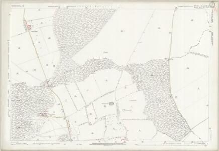 Wiltshire LXXV.5 (includes: Bower Chalke; Ebbesbourne Wake; Pentridge; Sixpenny Handley; Wimborne St Giles) - 25 Inch Map