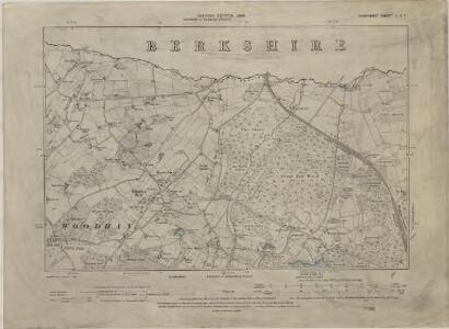 Hampshire & Isle of Wight II.SW - OS Six-Inch Map
