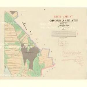 Gross Zablath - c9005-1-006 - Kaiserpflichtexemplar der Landkarten des stabilen Katasters
