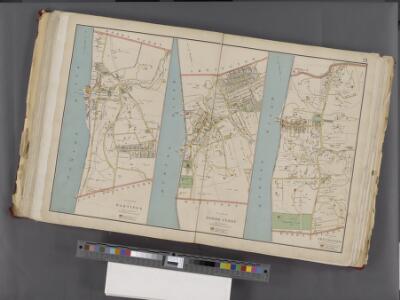 Westchester, Double Page Plate No. 21 [Map of village of Hastings, Village of Dobbs Ferry, Village of Irvington] / prepared under the direction of Joseph R. Bien, from general surveys and official records.