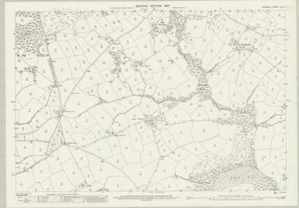 Cornwall XLIV.11 (includes: Morval; St Martin) - 25 Inch Map