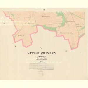 Mitter Zwinzen - c6137-1-004 - Kaiserpflichtexemplar der Landkarten des stabilen Katasters