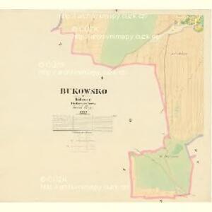 Bukowsko - c1264-1-005 - Kaiserpflichtexemplar der Landkarten des stabilen Katasters
