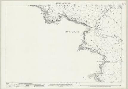 Cornwall LXXVIII.5 (includes: Sennen; St Levan) - 25 Inch Map