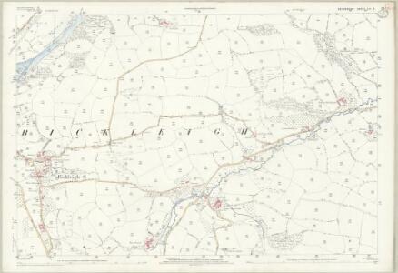 Devon LVI.3 (includes: Bickleigh; Silverton; Tiverton) - 25 Inch Map
